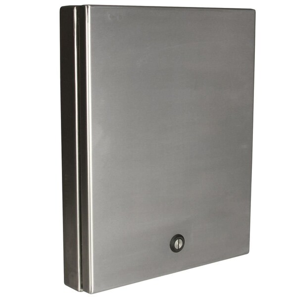 Wiegmann Blank Cover, 13 in. H x 16 in. W x 2 in. L, 304 Stainless Steel WADW131602BCSS - main
